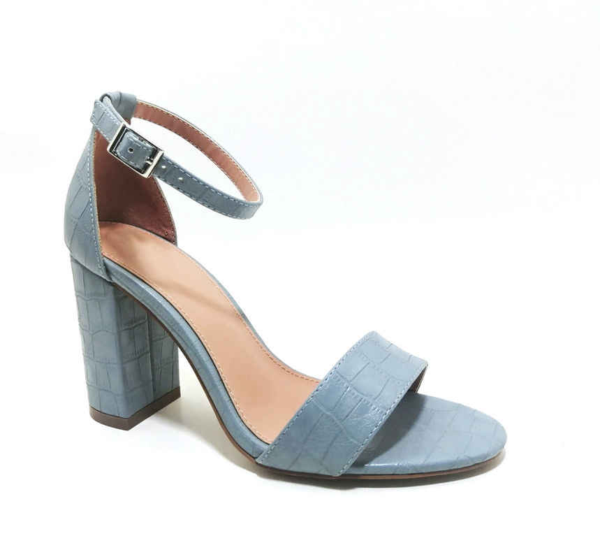 Sandalias con tacones de piedra rínica tipo tacones de tacones abiertos