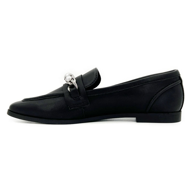 Loafers clásicos para mujeres con dedos redondos deslizante con tipo de cierre cómodo
