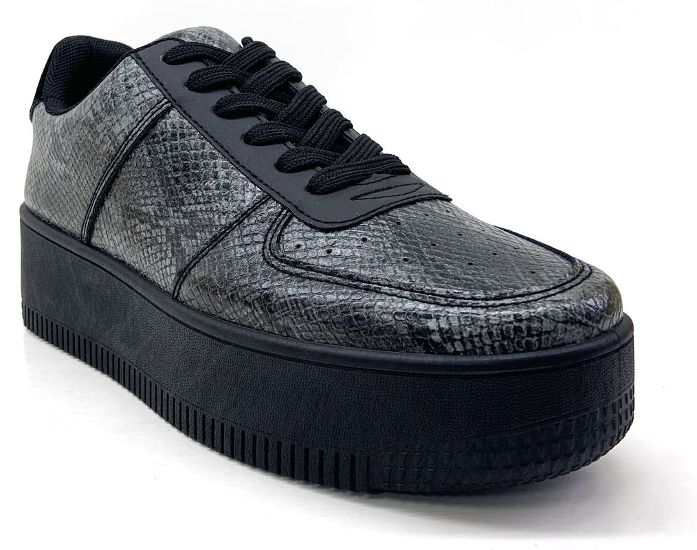 Mujeres de moda zapatos de plataforma con color negro blanco rojo