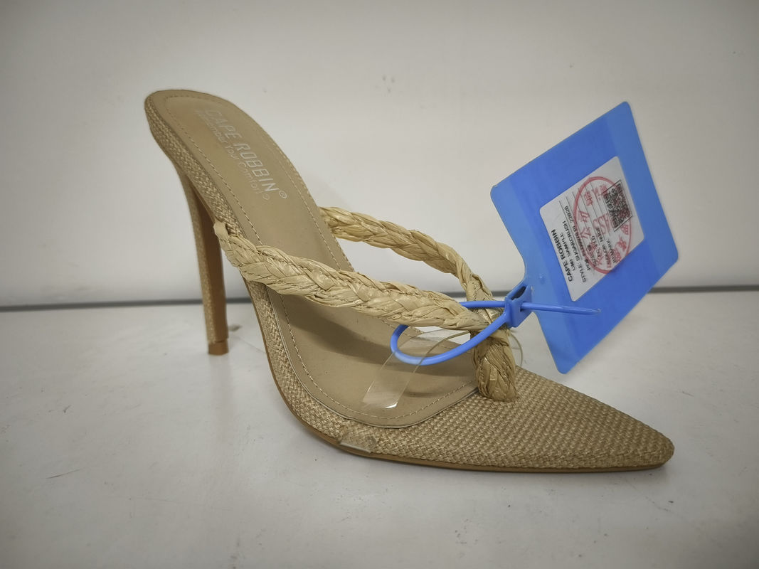 OEM Color Mujeres Stiletto Talones Con Materiales de suela exterior de goma Talón alto 3-4.5In