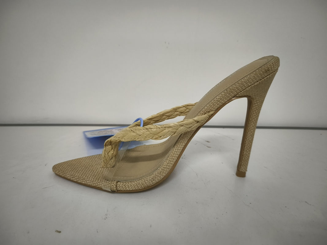 OEM Color Mujeres Stiletto Talones Con Materiales de suela exterior de goma Talón alto 3-4.5In