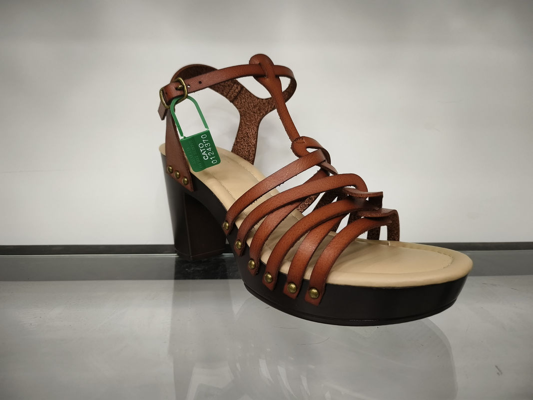 EU35-40/US5-10/UK2-7 Calzado de tacón alto estilo de tacón alto Sandalias de dedo abierto