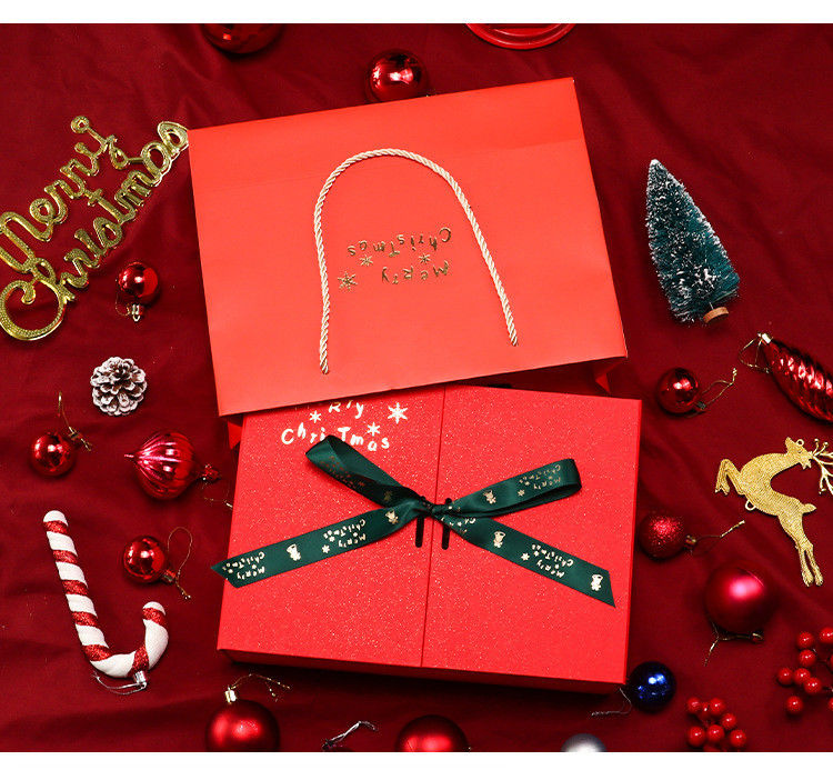 Caja de papel de regalo de estilo plegable de tamaño grande Varios tamaños Logotipo personalizado Impreso